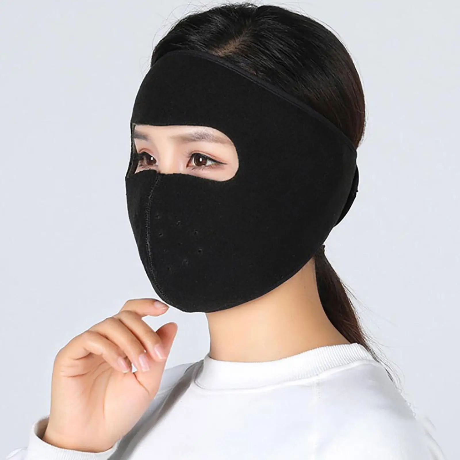 Outdoor Thermal Mask Autumn and Winter Cycling Windproof and Cold Ear Protection Mask 2-in-1 Breathable Winter Thermal Mask