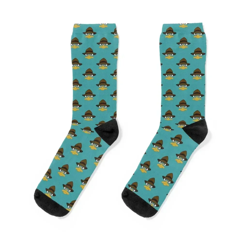 

Perry The Platypus face agent p Graphic Socks aesthetic Stockings compression snow floor Socks Male Women's