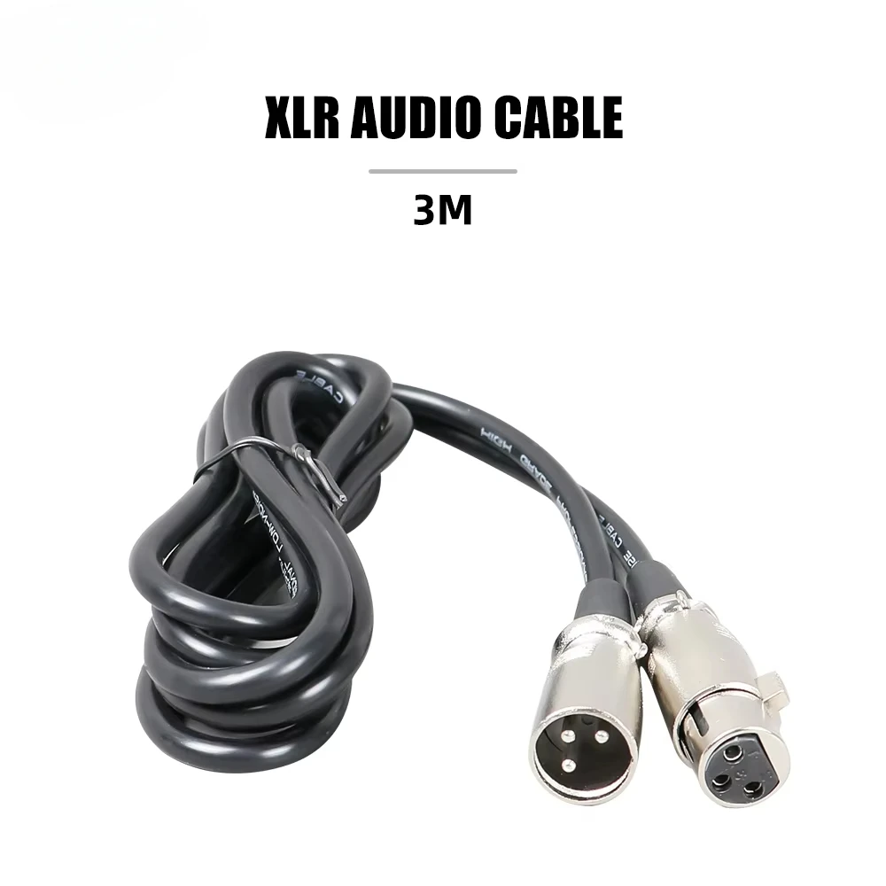 ขายร้อน OEM Professional 3pin ลําโพง XLR ชายหญิง Xlr สายไมโครโฟนลวด