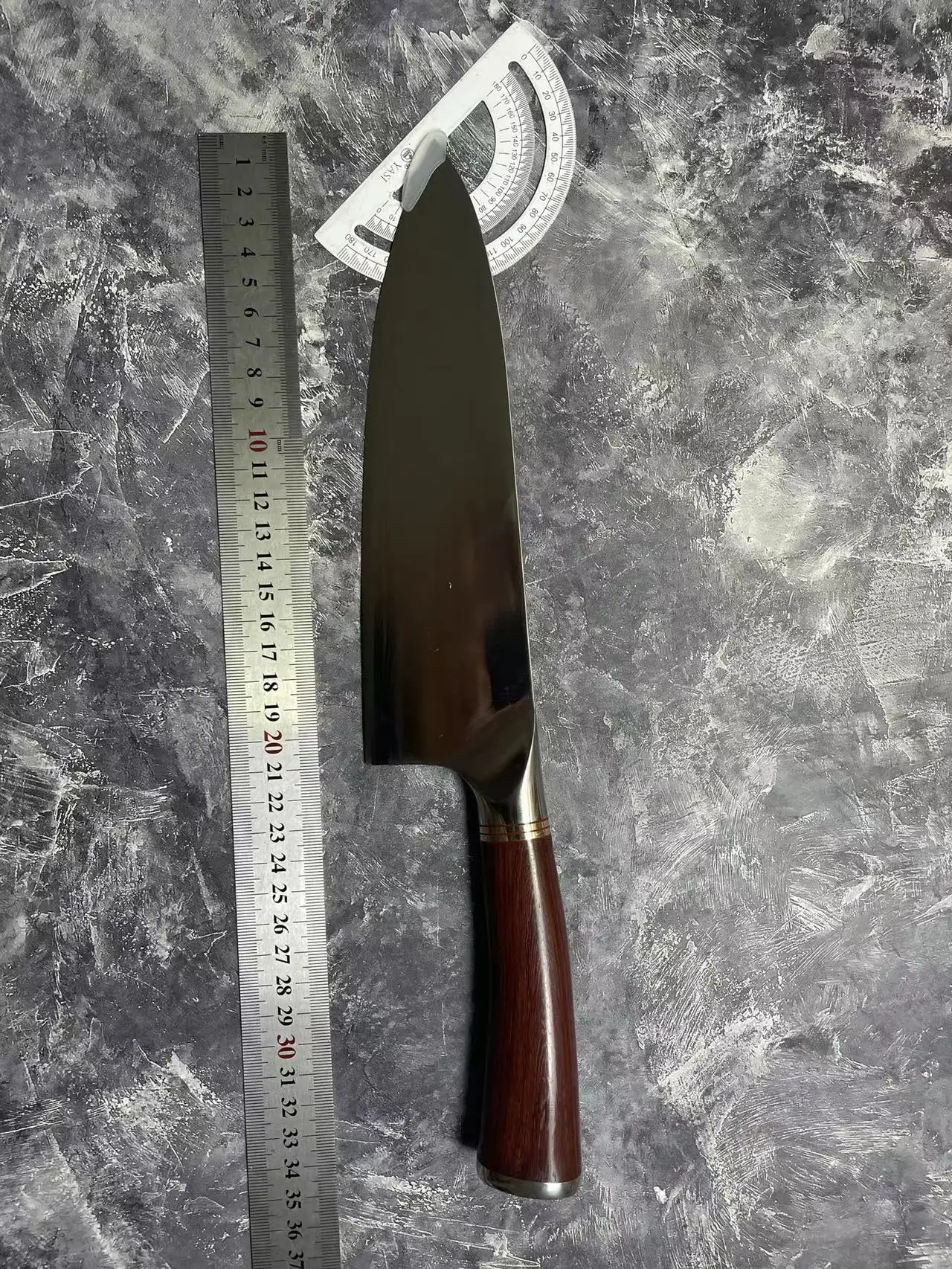 8 Inch Chefs Cleaver Knife M390 Steel Blade Sharp Slicing Vegetables Sushi Sashimi Meat Kitchen Knives Cooking Tools Wood Handle