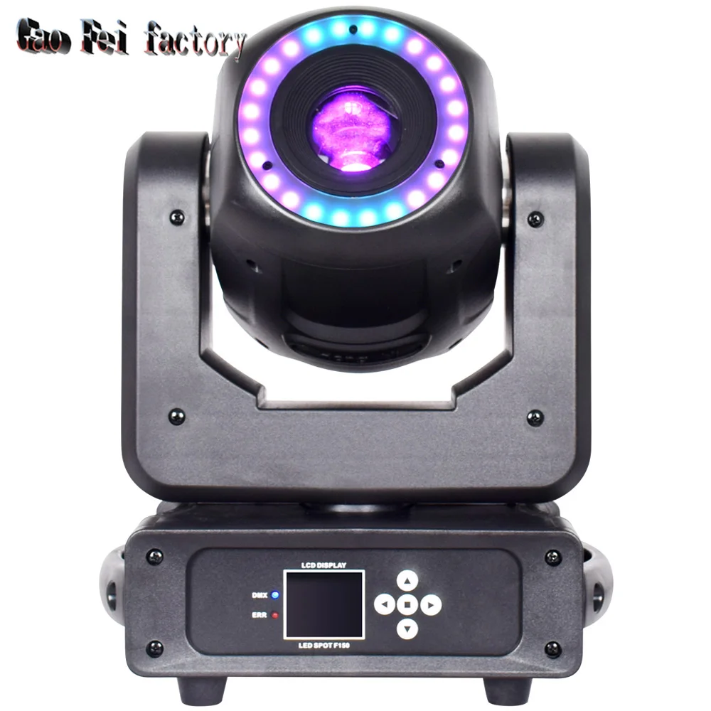 DMX Light LED 150W Projector Moving Head Lyre Spot Mobile DJ Light with 6+8 Gobos For DJ Home Party Disco Nightclub Wedding Bar