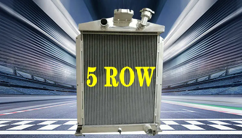 5 Row Aluminum Radiator For 1938 1939 Ford TRUCK/PICK UP WITH CHEVY V8 MT 38 39