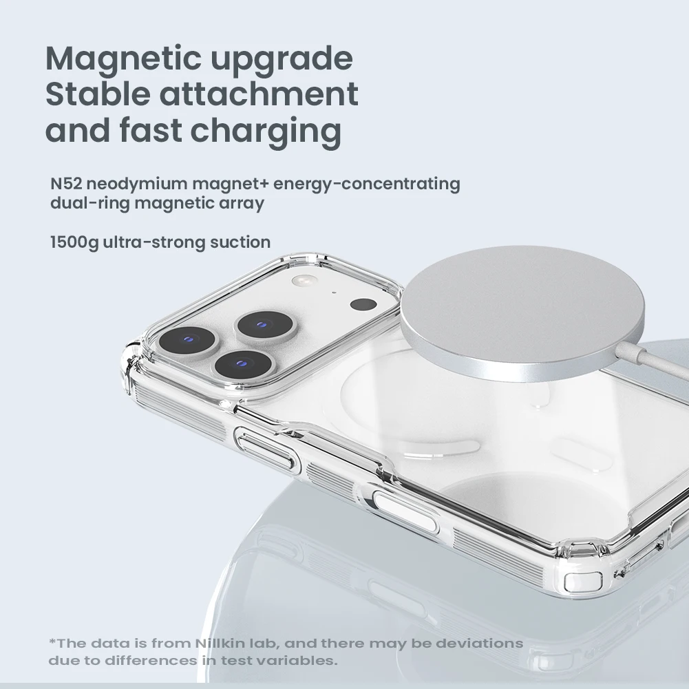 NILLKIN Für iPhone 18 Pro MAX Hülle Nature Pro Magnetische Hülle Passgenaue Klare Abdeckung Für iPhone 17 Pro Max/18 Pro Max 17 Pro 18 Pro – Detail 9