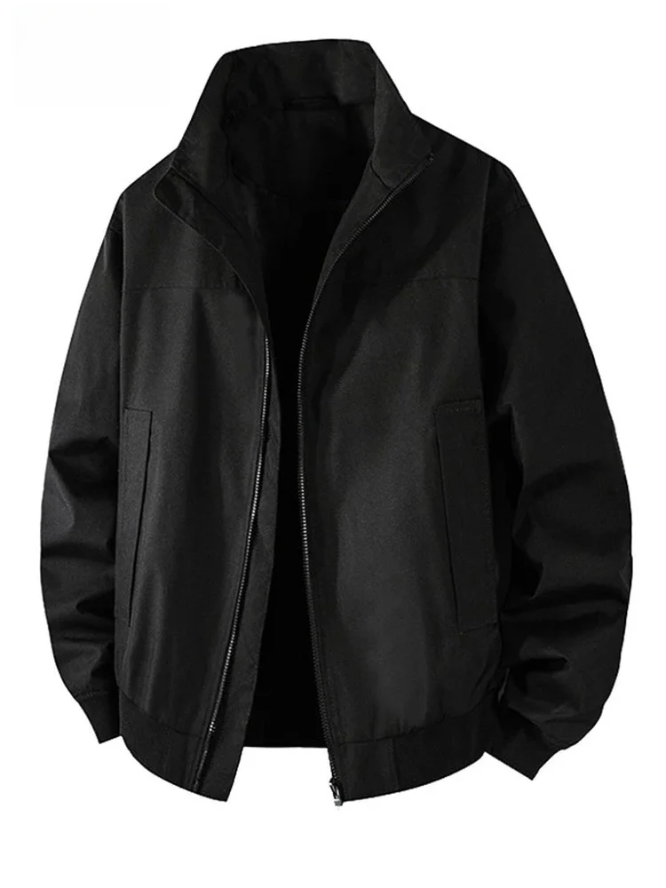 

TUCANO Мужская повседневная свободная куртка-пилот Jaet Faionable Верхняя одежда Водонепроницаемое длинное пальто из полиэфирного волокна Све с воротником-стойкой