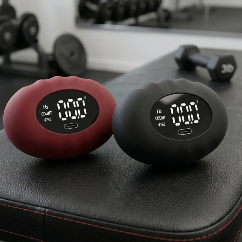Ergonomic 180kg Digital Hand Dynamometer Electronic Grip Strength Tester LCD Force Meter Home Gym Muscle Core Training Equipment