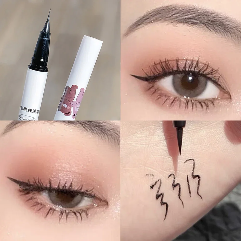 Penna per Eyeliner liquido Quick Dry Lasting Blue Purple Black Brown Pink Color Waterproof Non sbavature Neon Eye Liner matita trucco per gli occhi