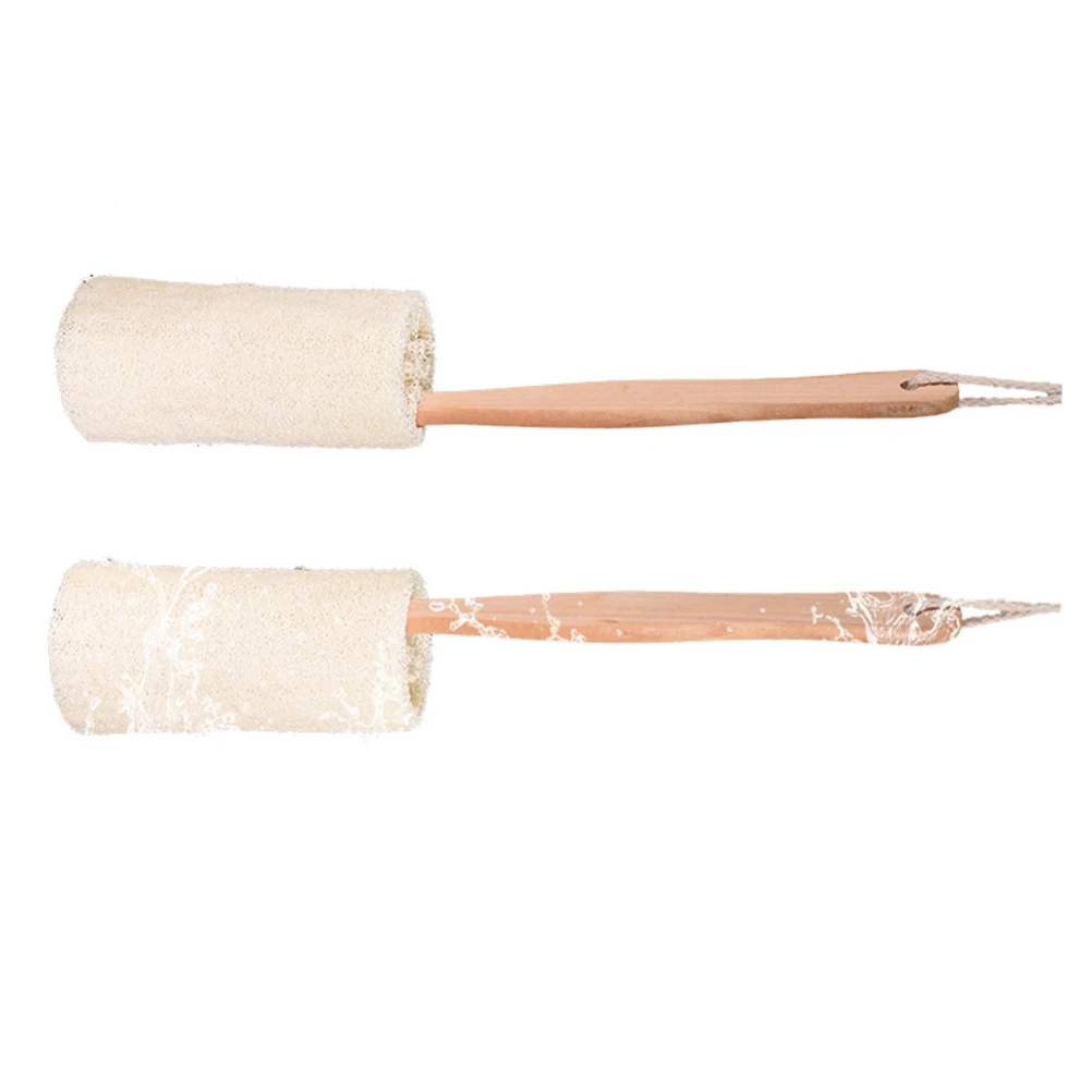 

Bath Brush Sponge Exfoliating with Long Handle Back Scrubber for Shower Rough Sponges Bathing