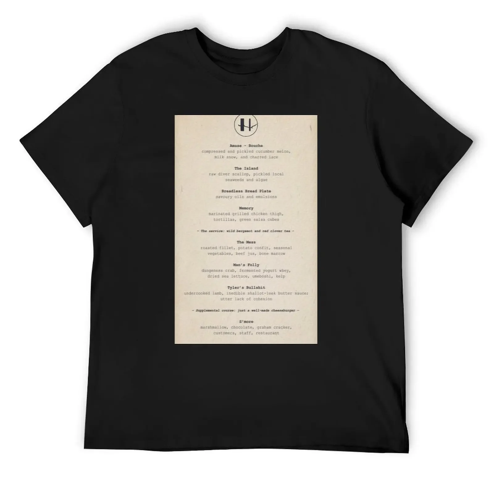 

Hawthorne Menu - The Menu 2022 T-Shirt cute clothes blacks boys animal print funny t shirts men