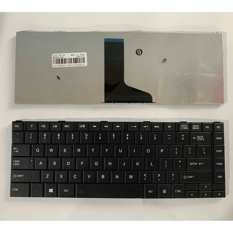 Teclado para Toshiba Satellite L40D-A C40-A C40D C40 S40-A C45 C45T (EE. UU.)