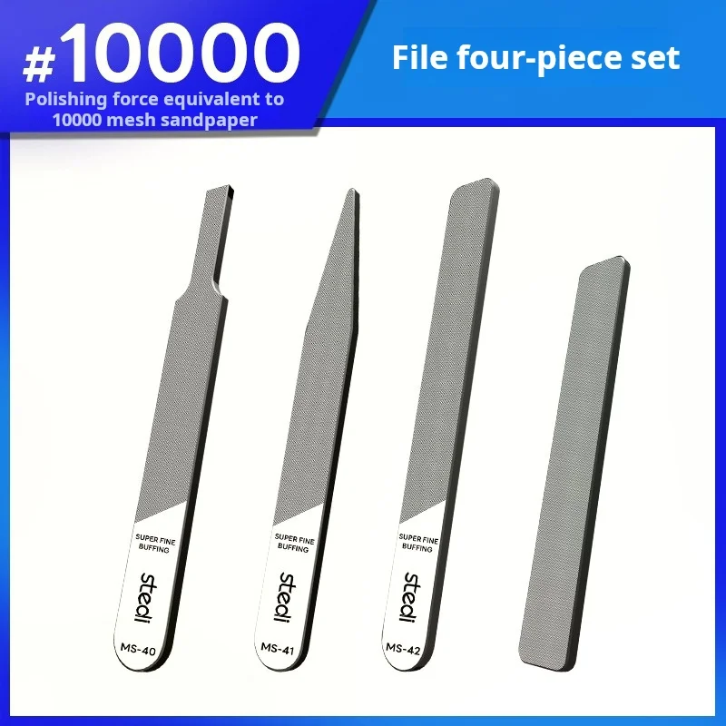 

Stedi Nano Glass File High Precision 10000 Grit Sanding Tool for Gundam Military Models Plastic Resin Kit Mirror Polish Reusable