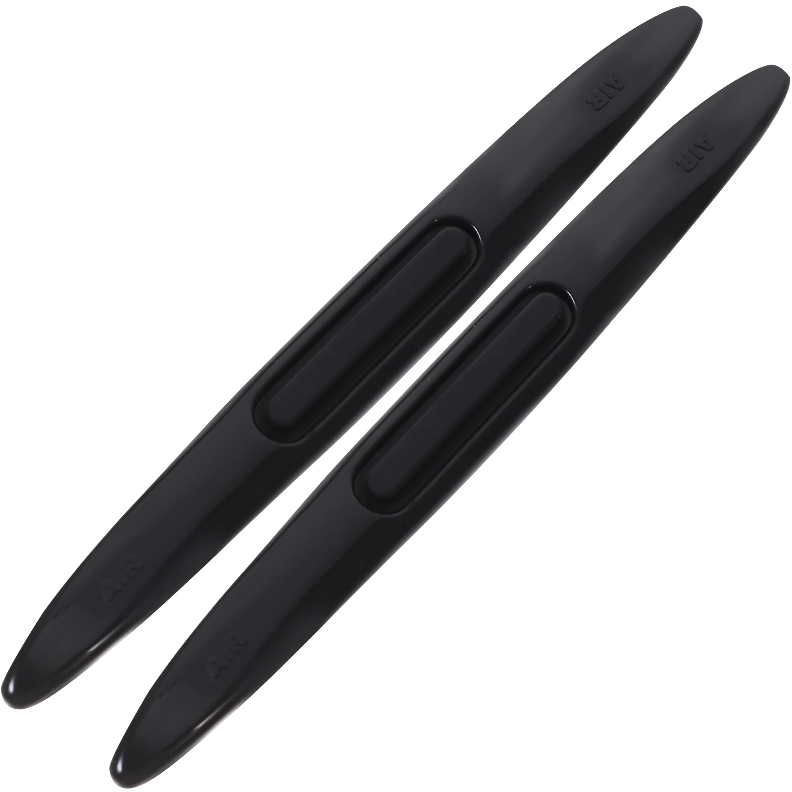

2pcs Car Door Anti collision Strip Silicone Protectors White Set Vehicle Body Protection Auto