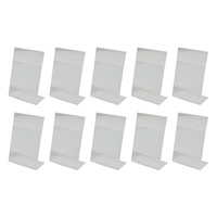 10/20 Pcs Photo Frame A6 Transparent Acrylic Display Stand Card Holder 10x15cm For Wedding Birthday Xmas Party Desktop Ornament