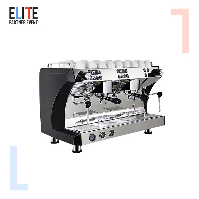 China Automatic 2 Group Espresso Big Cappuccino  Cheap Price Of Barista Profession Coffee Maker Coffee Machine For Shops