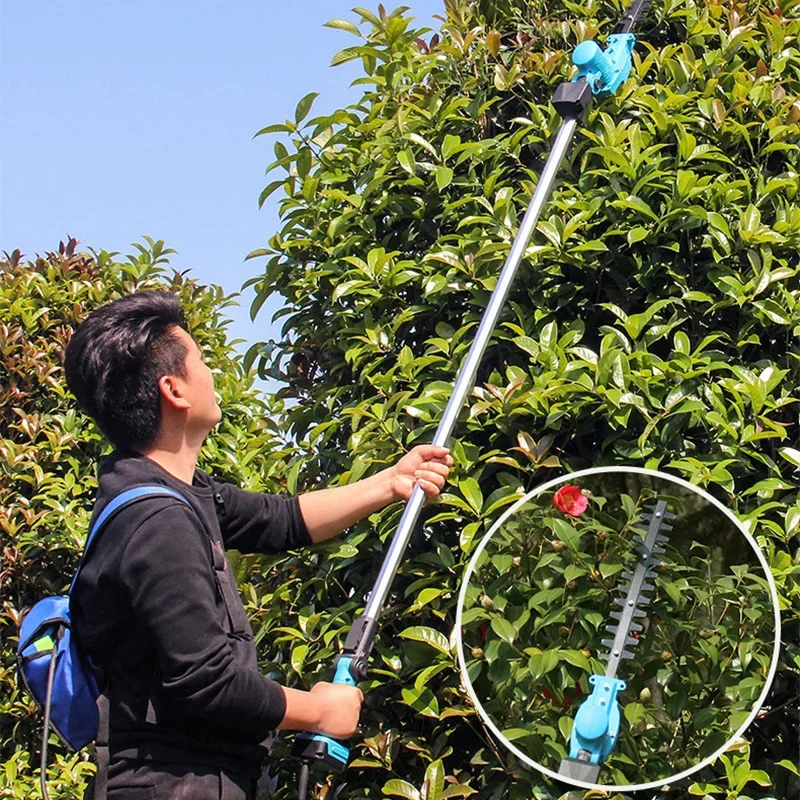 Electric High-Reach Hedge Trimmer, Cordless Pruning Shears, Garden Hedge Trimmer, High-Reach Fruit Tree Hedge Shears