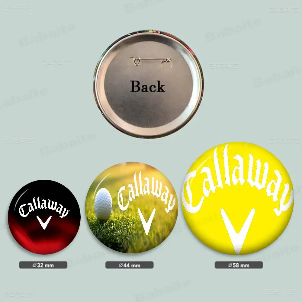 G-Golf-C-Callaway Anime Brooches Cute Cartoon  Badge Jacket Jeans Lapel Pin Gift Accessorie
