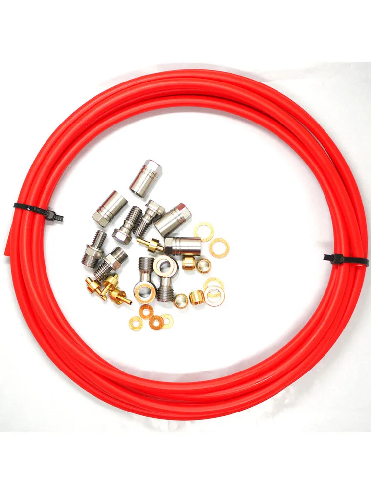 AliExpress Hope Tech Disc Brake Hose Bicycle Brake Lever For Front Rear Calipers For Hope Hydraulic Line Tube Length 2.5m