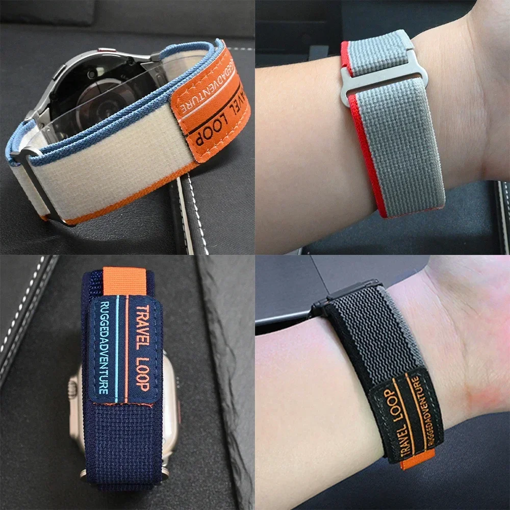 Travel Loop Sport Band for Google Pixel Watch 3 45mm Nylon Strap for Pixel Watch 3 45mm Wristband Bracelet Replaced Accessories