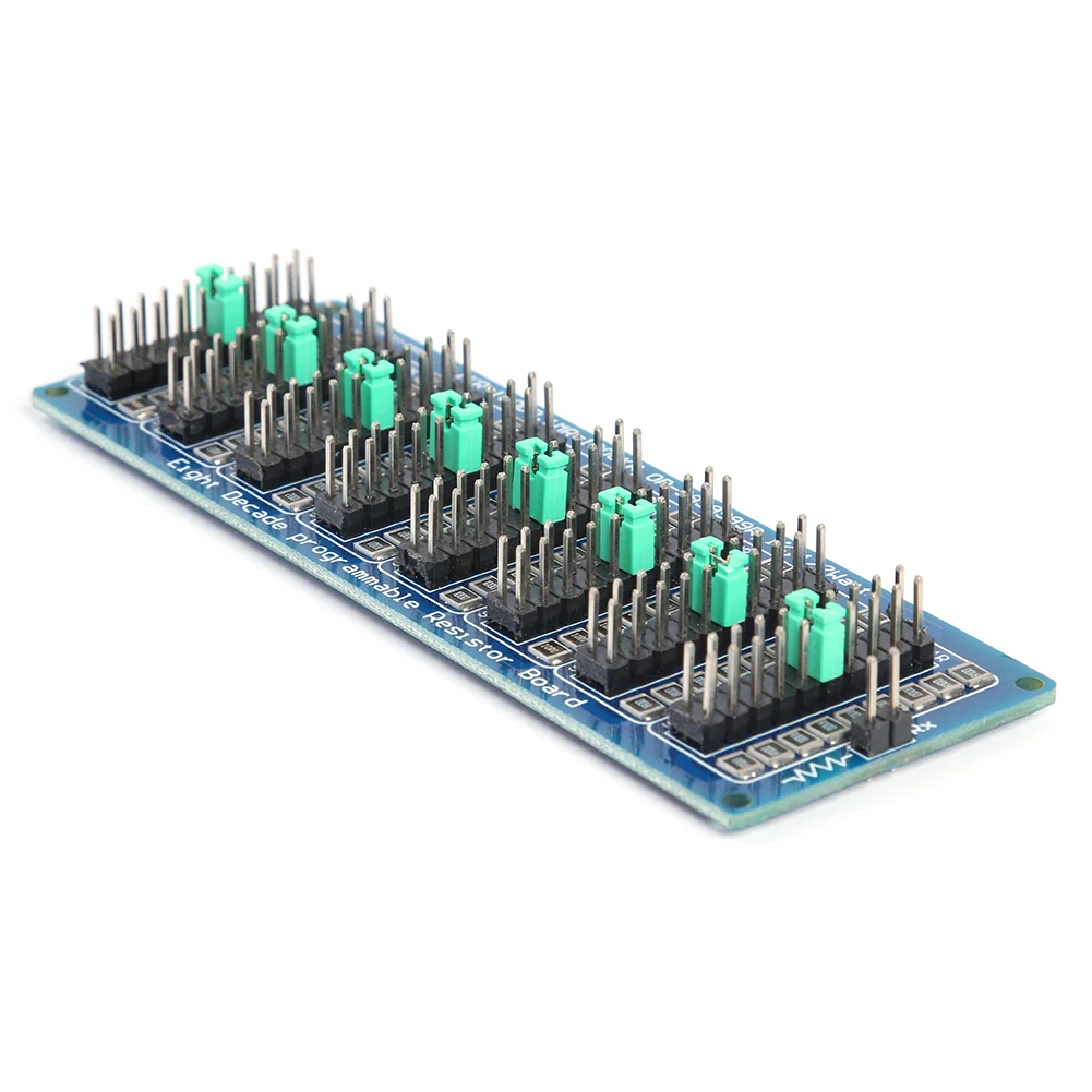 Programmable Eight Decade Resistor Board 1R-9999999R 1/2 Watt Resistance Module
