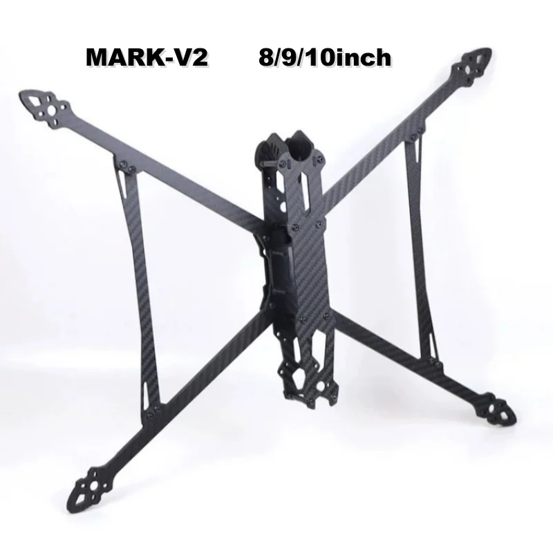 

MARK4 V2 8/9/10inch 3K Carbon Fiber FPV Drone Frame Kit H-type For RC FPV Drone Long endurance Travel machine Parts