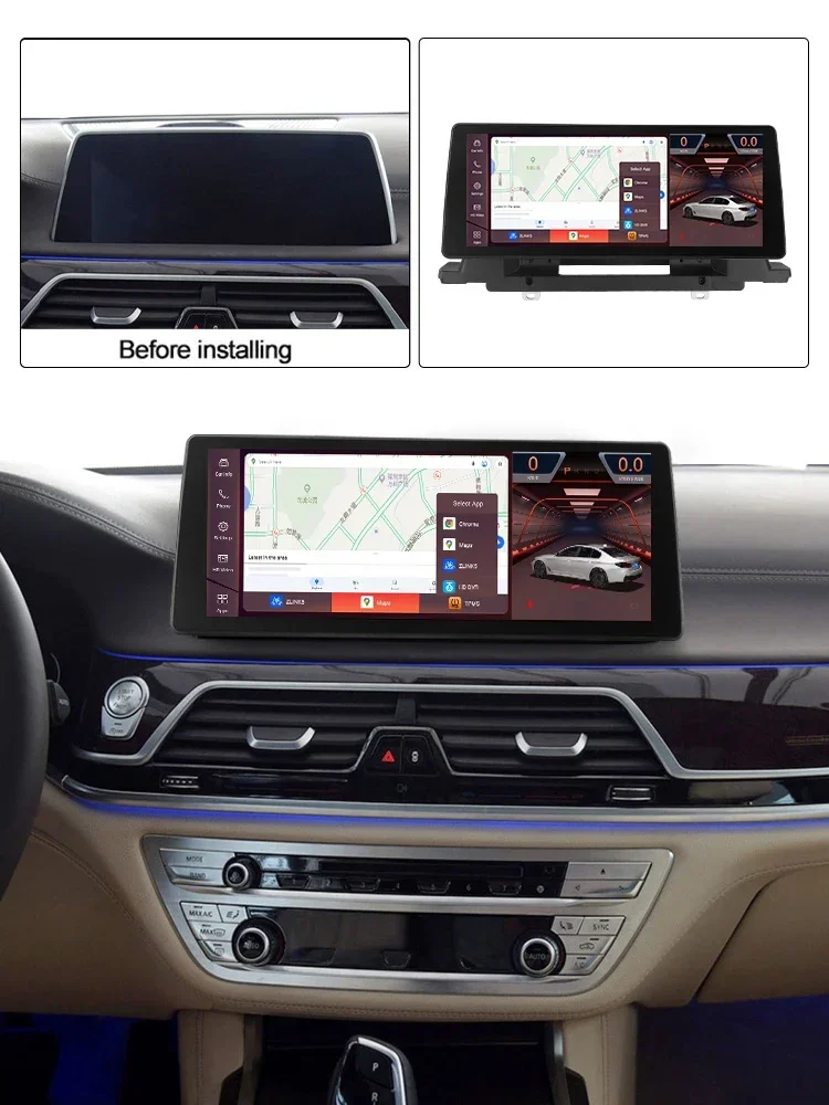 MEKEDE Car Audio WIFI Auto Radio Snapdragon 680 for 7 Series G11 G12 2016-2020 EVO Car GPS Navigation System