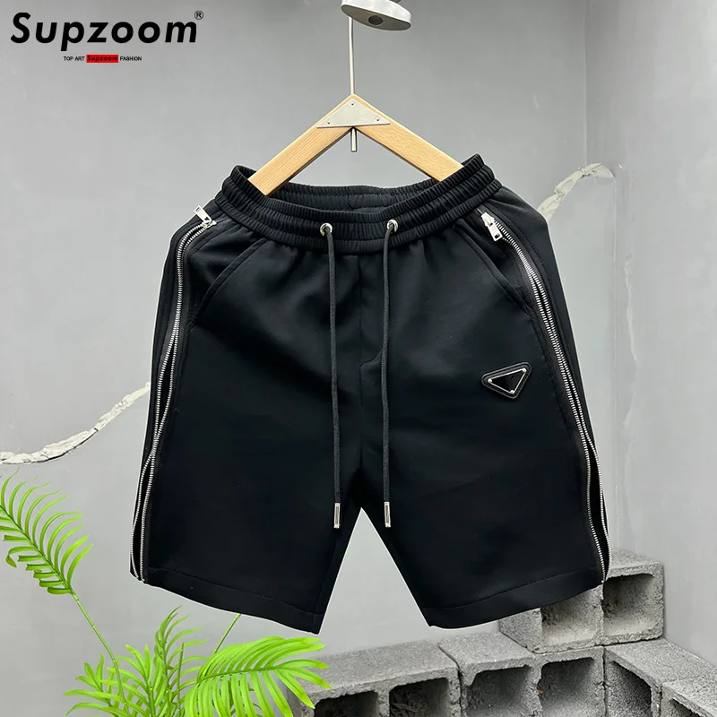 Supzoom Neue Ankunft Top Mode Sommer Lose Beiläufige Gürtel Design High Street Trendy Nähte Tasche Personalisierte Shorts Männer