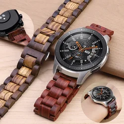 Watch Band Wooden for samsung Watch 3 41mm 45mm Bracelet  for samsung Galaxy Watch 42mm 46mm sandalwood wristband accessories