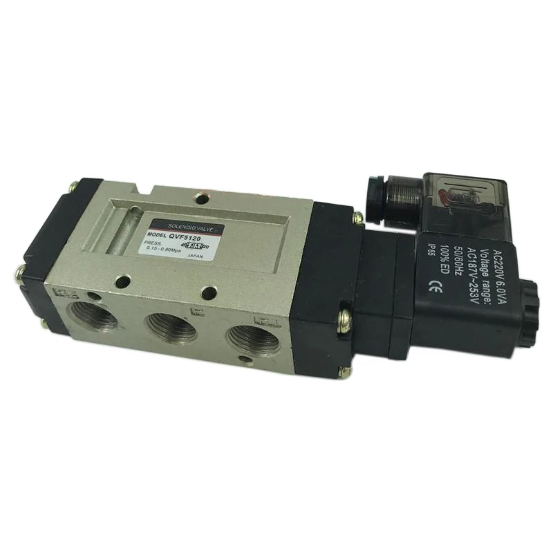 Solenoid Valve QVF5120 AC220V DC24V Electro-control Valve Directional Valve G3/8 DN10