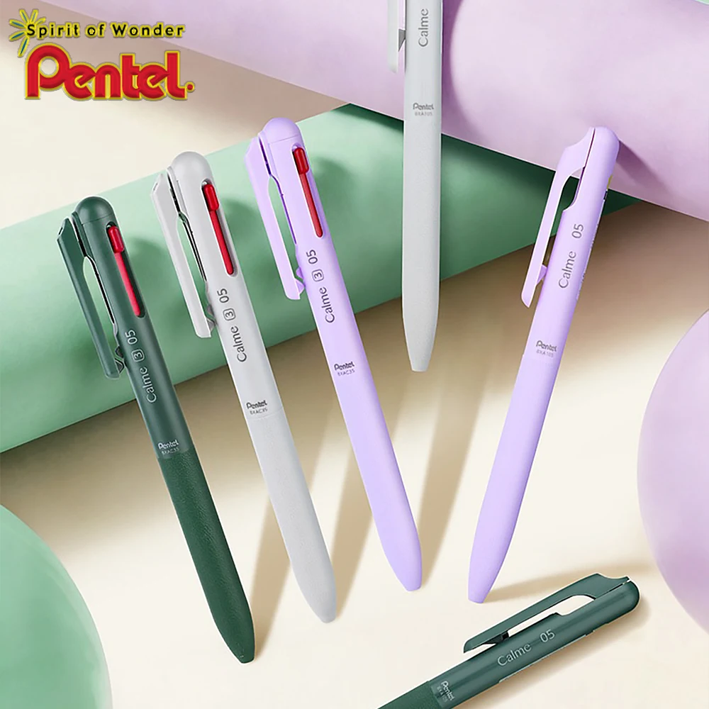 New Japan Pentel Camle Ballpoint Pens Press Type Silent Pen Kawaii School Stationery Pens for Writing 0.5mm Office Supplies