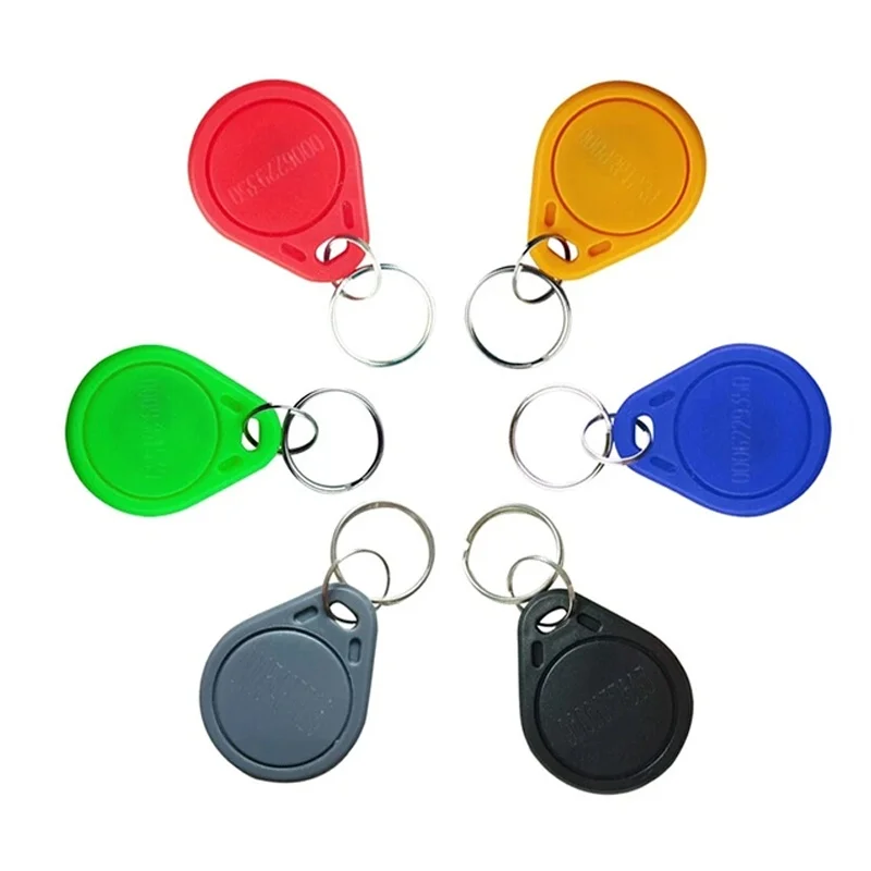 10-20pcs 125KHz Read-Only RFID TK4100 EM4100 Smart Chip Proximity Keyfobs Smart Secure Door Entry Access ID Keychain Token Tag