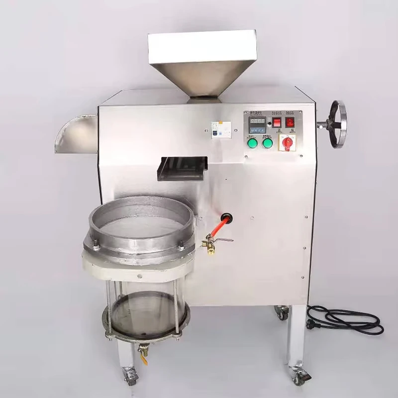 Factory Direct SalesCommercial Hot And Cold Oil Press Machine Large Capacity Sunflower Peanut Sesame Soybean