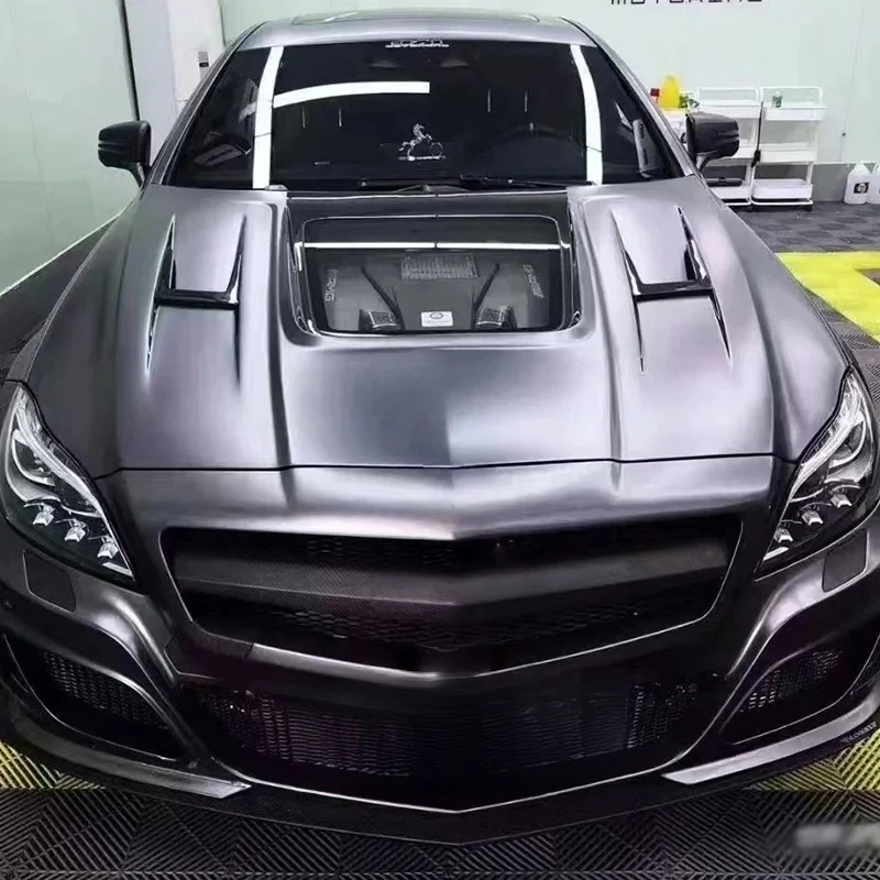 High Quality Carbon Fiber Transparent Engine Hood for CLS Class W218 CLS63