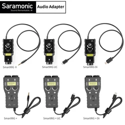 Saramonic SmartRig 전문 오디오 믹서 마이크 어댑터, 프리 앰프 프리앰프 기타 인터페이스, 휴대폰 PC 아이폰