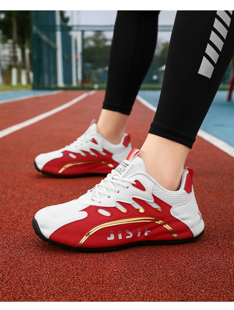Modische Low-Top-Laufschuhe für Herren mit Farbblockdesign, atmungsaktivem Mesh, weichen und leichten Sohlen sowie Stofffutter, die ein hohes Maß an Komfort bieten und für Outdoor-Wanderungen, Laufen und Fitness-Workouts geeignet sind. – Detail 7