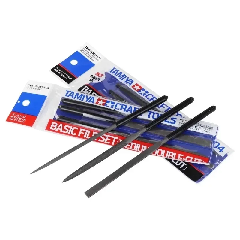 Modèle bricolage outils de construction fichier de base ensemble de couteaux passe-temps outils de finition accessoire Tamiya 74104 74046 noël Halloween