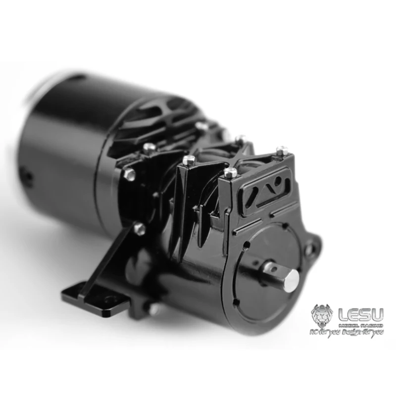 LESU RC Metal High Torque Gear Box trasmissione a 2 velocità per 1/14 Tamiyaya telecomando idraulico Dumper Tractor Truck Toys