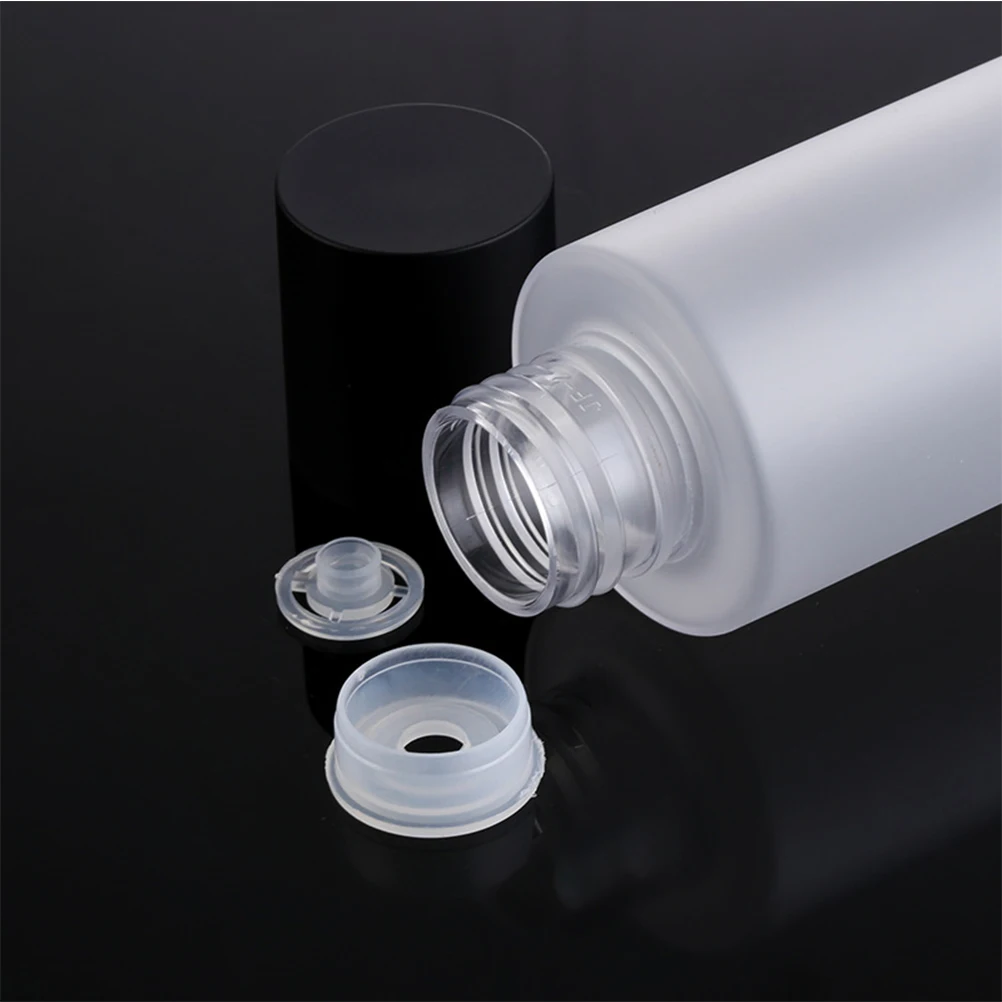 

4 Pcs Bottle Set Travel Containers for Creams Frosted Bottles Glass Cosmetics