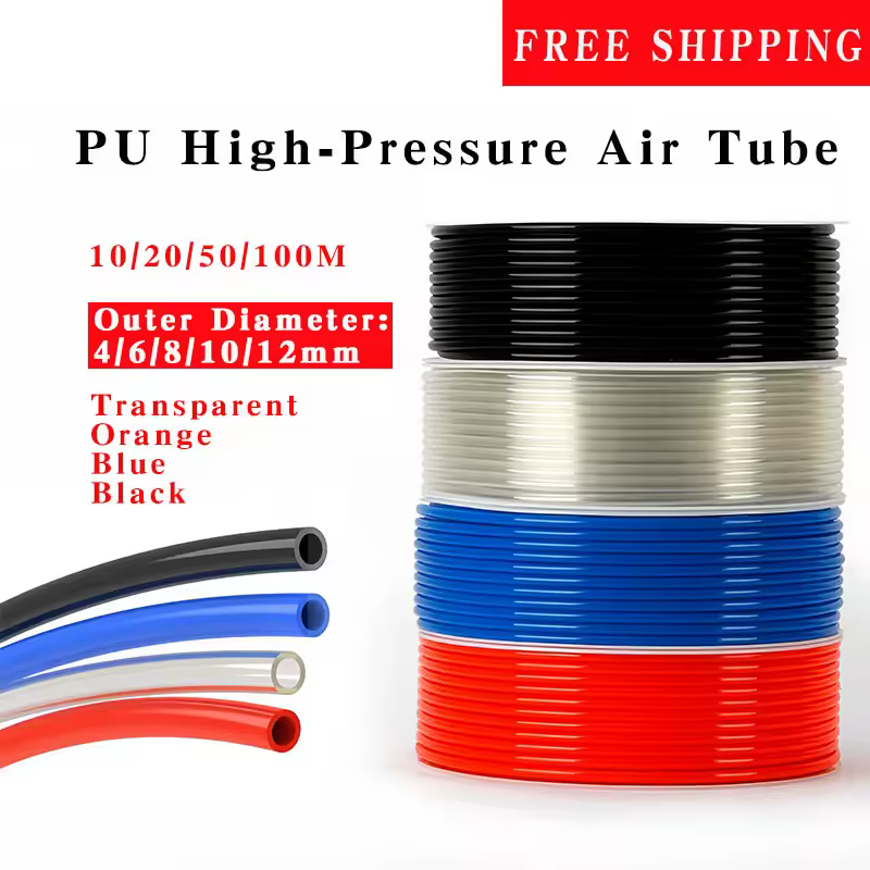 공기 압축기 고압 폴리우레탄 튜브 제품 사진