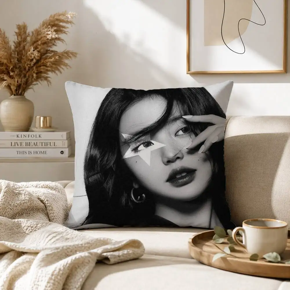 Korean Kpop J-Jo J-Jang Won-young Pillow Case for Sofa Living Room Home office Decor Protective Cover