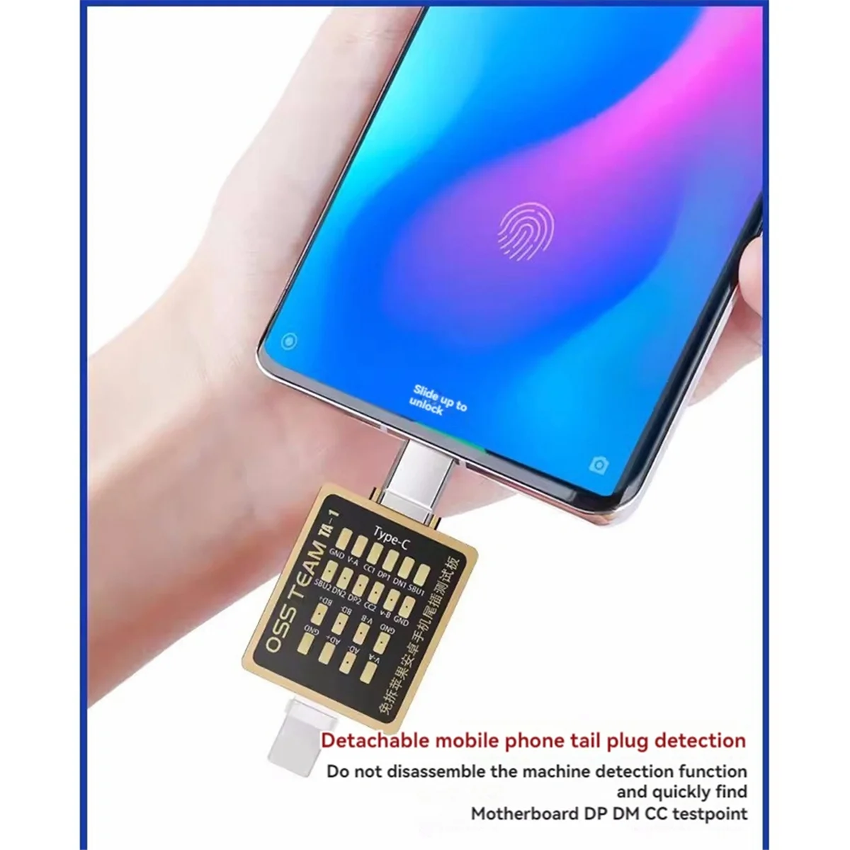 ATP5 Mobile Phone Tail Plug Test Board Without Removal for Type-C Interface Fast Charging Detection Tool