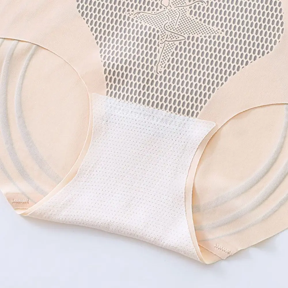 منتصف الخصر النساء الحرير الجليد ملخصات القطن المنشعب البطن التحكم سلس ملابس داخلية الملابس الداخلية سراويل بعد الولادة يوميا