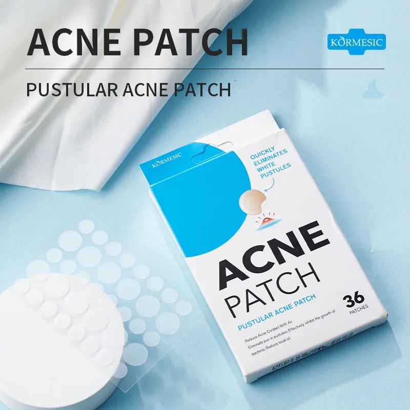 Parches Hidrocoloides para Acné y Espinillas, 36 Unidades, Adhesivos Invisibles de Uso Diario, Tratamiento para Imperfecciones, Corrector de Maquillaje, Reparación de la Piel