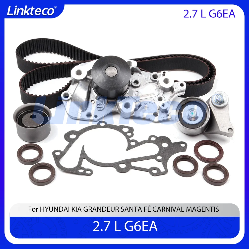 

Timing Belt Kit Water Pump 2.7 L T V6 GAS G6EA G6BA For 06-12 HYUNDAI KIA GRANDEUR SANTA FE CARNIVAL MAGENTIS AW6215