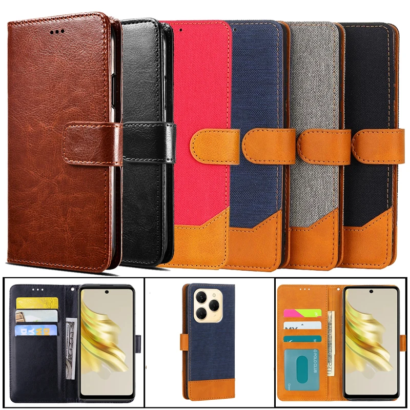 Magentic Wallet Cover For Infinix Note 40X 5G чехол Leather Coque For Capinha De Celulares Infinix Note 40X 5G X6838 Case 6.78