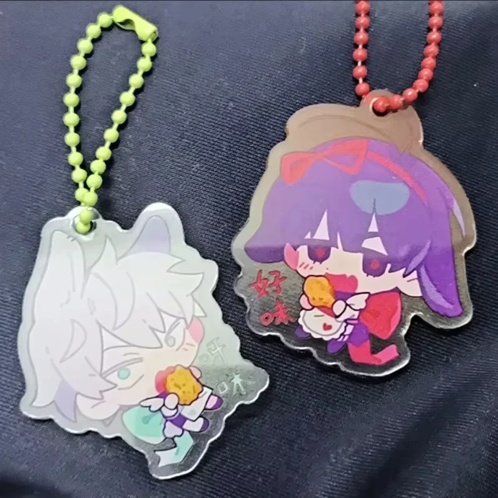 Trendy Anime Alien Stage Ivan Till Acrylic Key Chain Kawaii Mobile Phone Chain Backpack Pendant Birthday Charms Gift