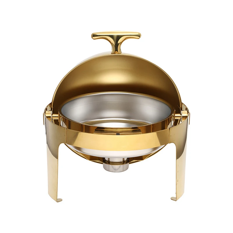 

gold chaffing dish stainless steel visual oval chafing dish for hotel & restaurant supplies buffet stoves chaffing dish