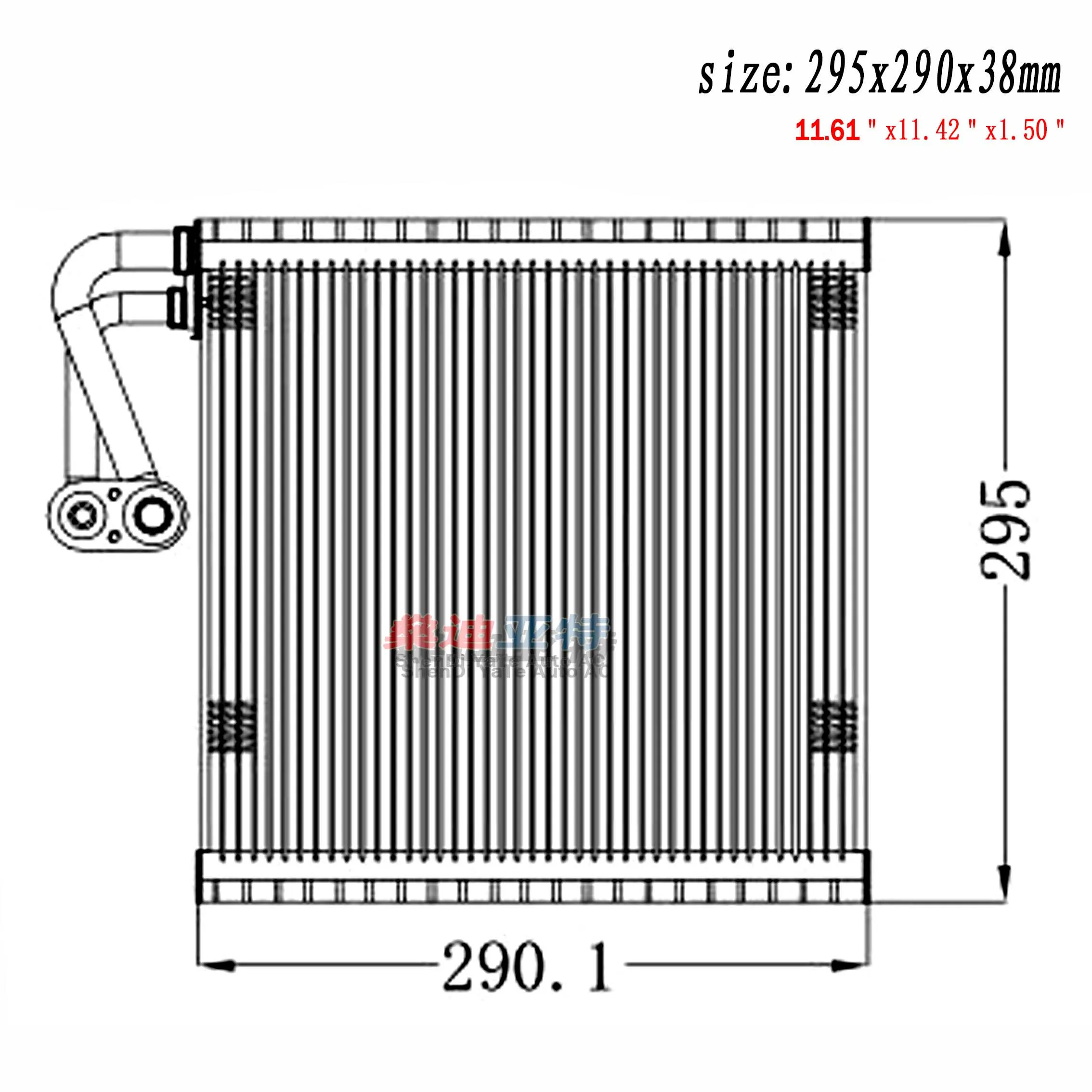 Car Air Conditioner Evaporator Core for Mondeo Wins A8 2007-2016 Michaels 2006-2014 Lincoln MKZ 2.0T 2017 7G9119850AB