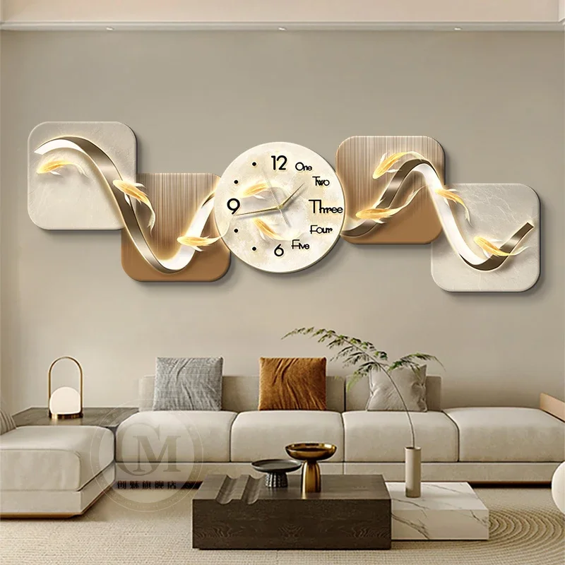 Cute Luxury Wall Clocks Digital Restaurant Nordic Design Aesthetic Wall Watch Creative Modern Reloj De Pared Room Decorations