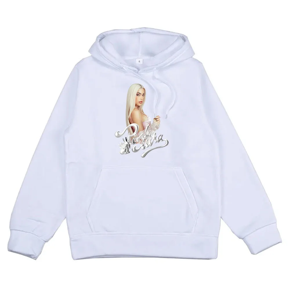 Singer Kenia Os Pink Aura Tour 2024 Hoodies Sudaderas Long Sleeve Hooded Pullovers Streetwear Casual Winter Graphic Clothes Men