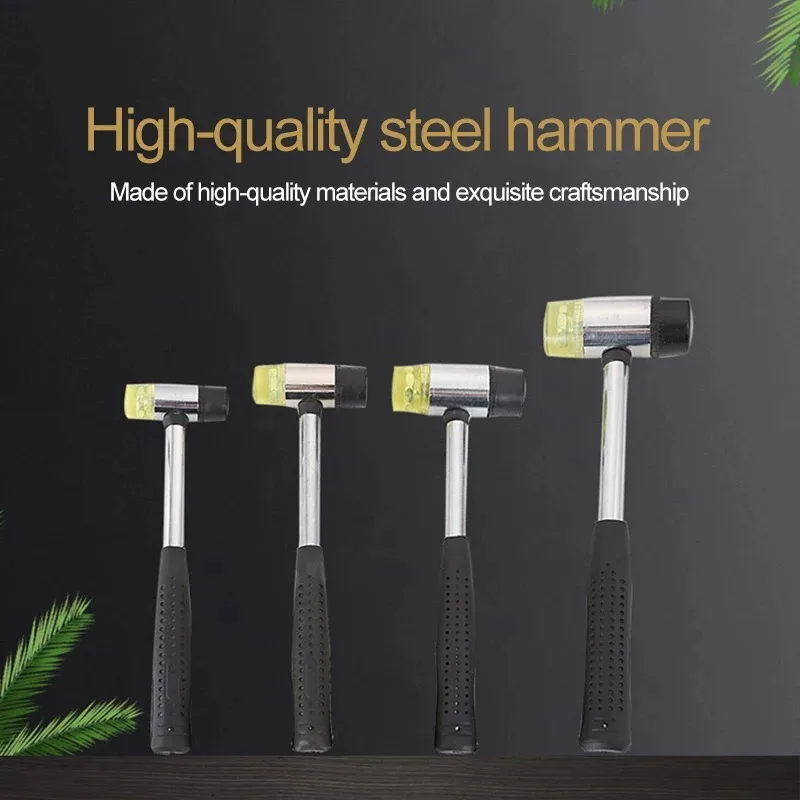 25/30/35/40/45mm Mini Hammer Double Faced Household Rubber Hammer Domestic Nylon Head Mallet Hand Tool for Jewelry / Craft / DIY