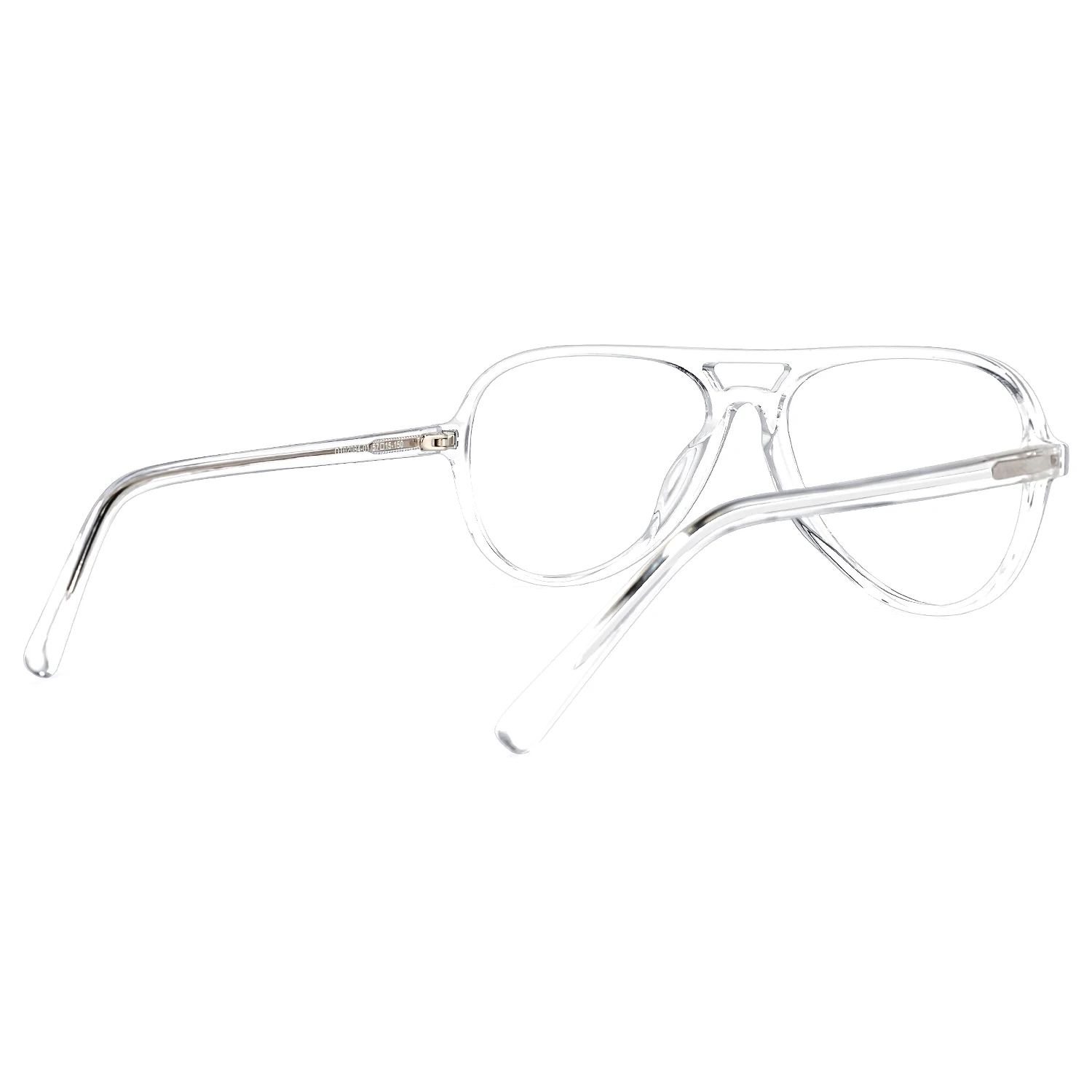 Zeelool Readers Unisex Trendy TR90 Oversized Reading Glasses Computer Geometric Eyewear Erwin ZOT02084-01 Crystal